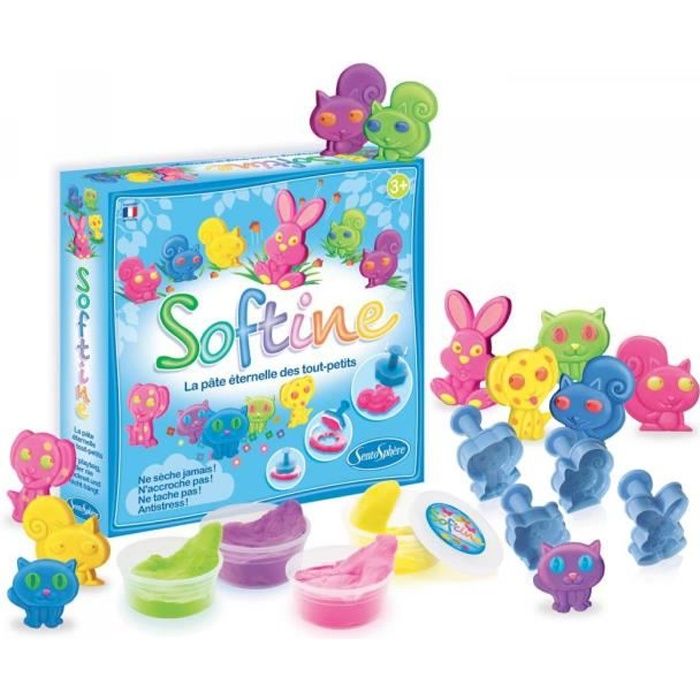 SentoSphère Pâte à modeler Softine Animaux de Compagnie - 3373910087537