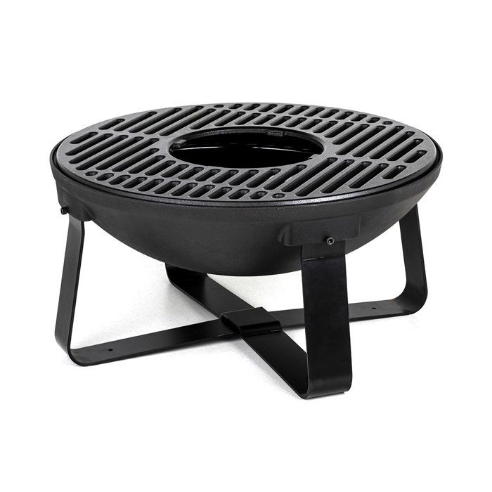 Braséro avec cuve en fonte émaillé Ø 52 cm - Somagic 54,5 x 54,5 x 25,5 cm