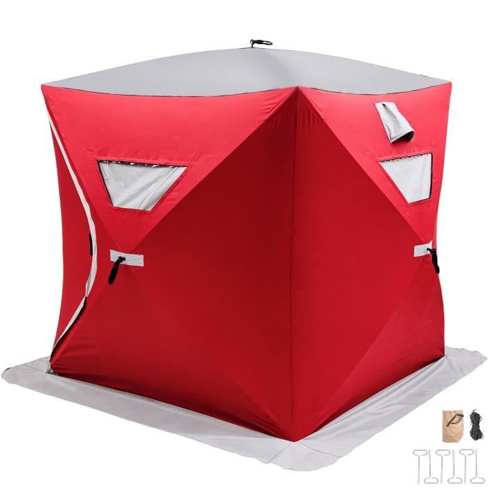 Tente de Pêche sur Glace Imperméable VEVOR 203 x 228 x 170 cm Tente de pêche d'hiver
