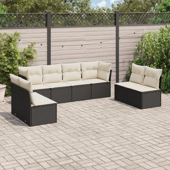 Salon de jardin VIDAXL 8 pcs - vue 3