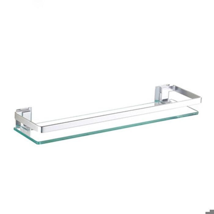 Étagère Murale Étagère D'angle En Verre Étagère Salle De Bain Douche Tablette Etagere En Verre Trempe Avec Porte Serviette 2 Pieces Acier Inoxydable Sus304 Brossee 90439326