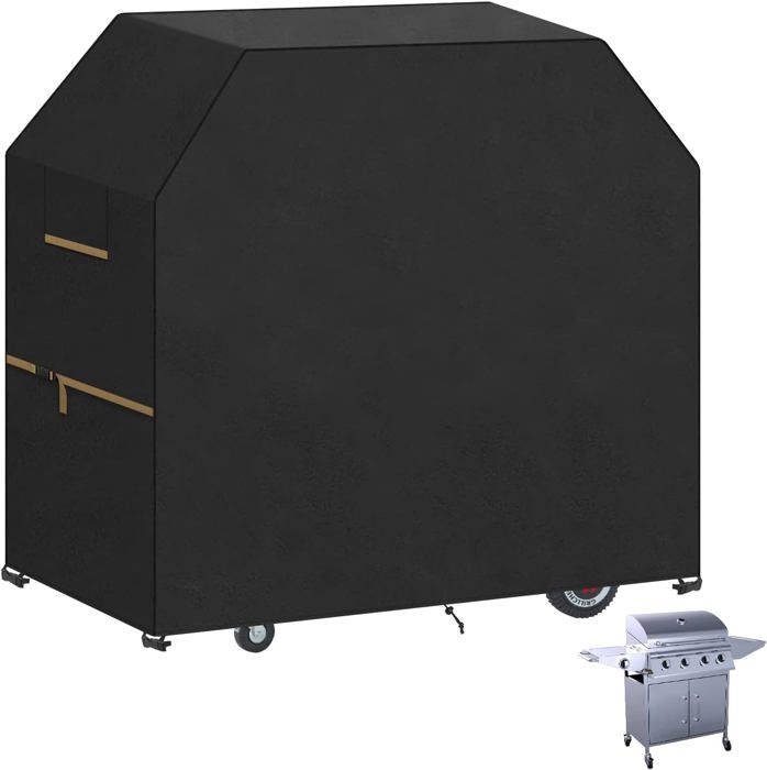 Housse De Barbecue Étanche Et Coupe-Vent Pour Barbecue Extérieur