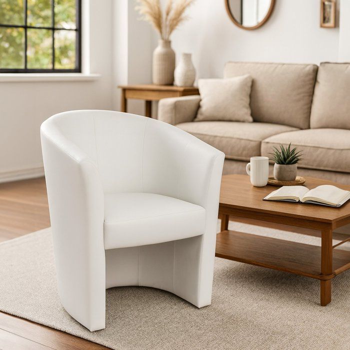 Fauteuil Ago 64x63xh76 cm blanc Fauteuil Ago 64x63xh76 cm blanc
