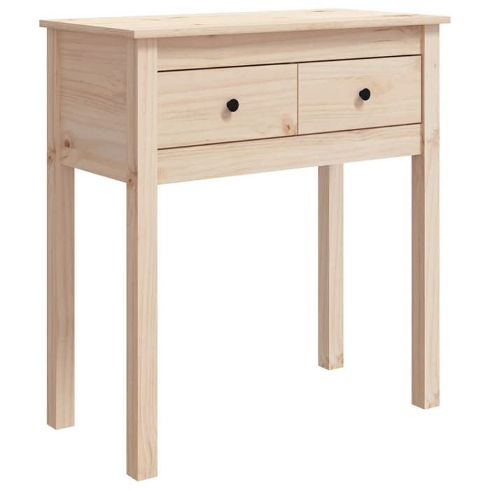 Table console - UMR - 70x35x75 cm Bois massif de pin LL153524
