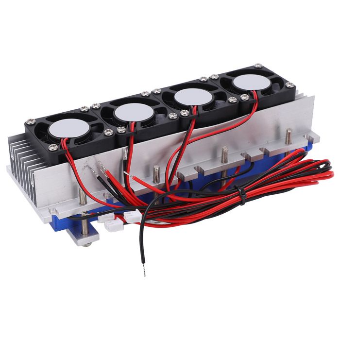 Refroidisseur thermoélectrique à 4 puces 12 V TEC1-12706 DIY Dispositif de refroidissement par air de réfrigération