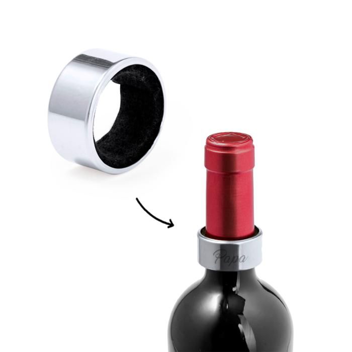 Stop Goutte Vin PERSONNALISABLE Avec Logo, Image, Slogan… Bec Verseur Vin à Placer Dans Le Goulot De La Bouteille [ Accessoire Vin ] - La Cave