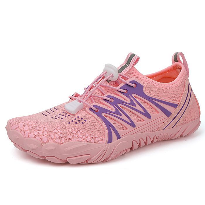 Chaussure deau Femme Chaussures Aquatiques Respirant Séchage Rapide Antidérapant - Rose