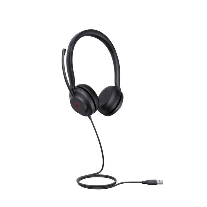 Casque On-Ear - Yealink - UH35 - USB-C/A - Double Microphone - Réduction du Bruit