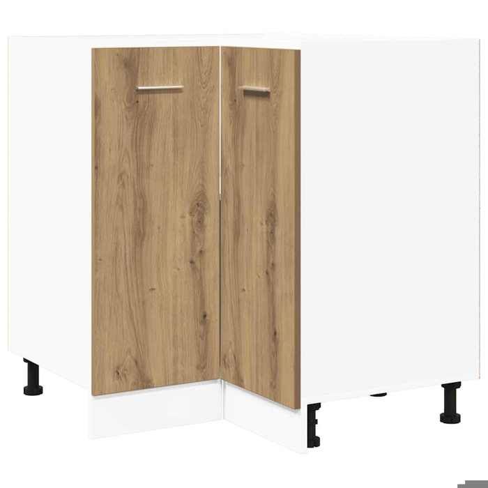 BEL-ACHAT* Meuble de stockage Moderne - design bas - Meuble de cuisine/Buffet mi-haut de cuisine Lyon Chêne artisanal 755x755x81