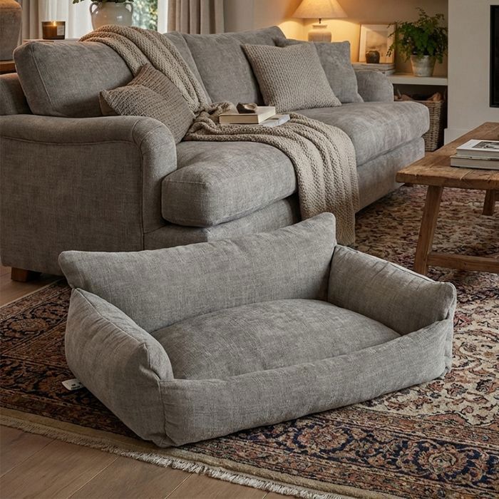 WOUF lit pour chiens et chats. Déhoussable. couleur LIGHT GREY