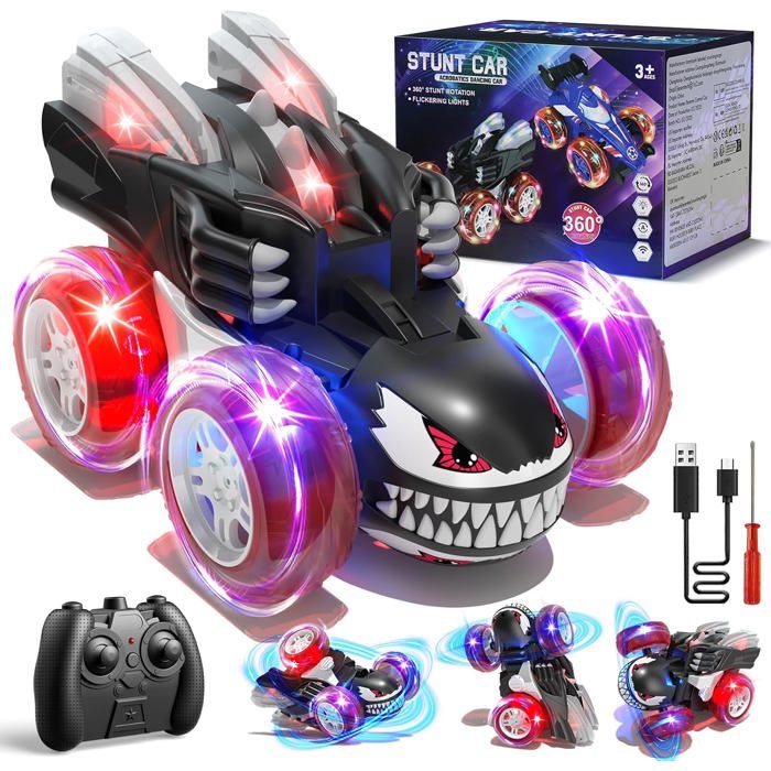 Voiture Télécommandée pour Enfants - 1:20 - avec lumières et Spray,RC Voiture Télécommandée pour Enfants - 1:20 - avec lumières et Spray,RC