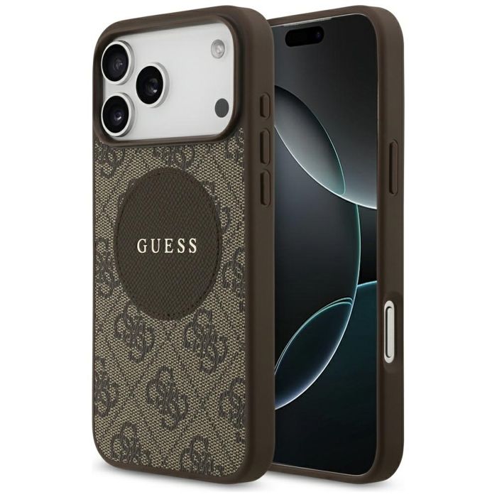 Coque Guess 4G Circle Classic Logo MagSafe pour iPhone 17 Pro Max - vue 2