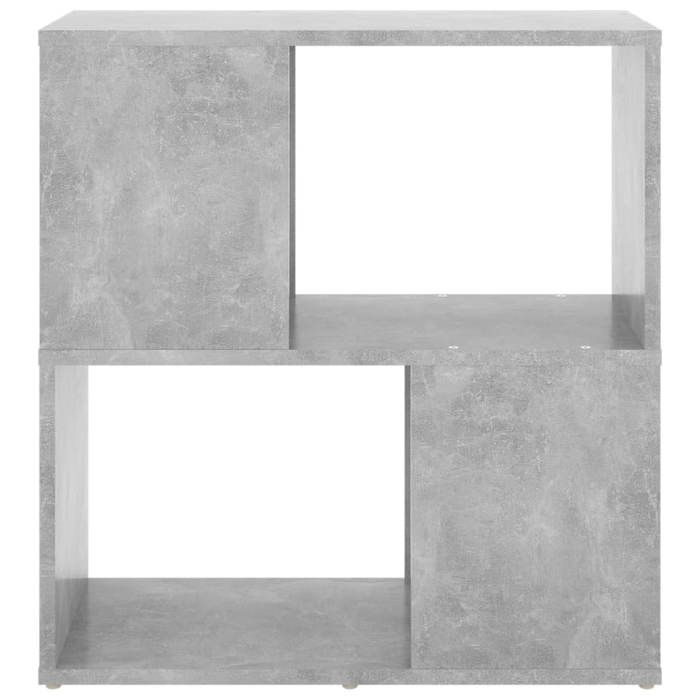 Armoire à dossiers/Cabinet à vitrine Gris - SWEETY Bibliothèque Gris béton 60x24x63cm bois dingénierie CL12866615295