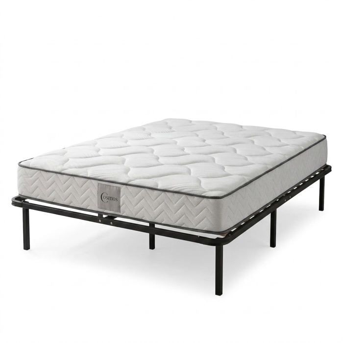 Ensemble Sommier tapissier et Matelas Cosmos 200x200 cm - Collection Confort Ensemble Sommier tapissier et Matelas Cosmos 200x200 cm - Collection Confort