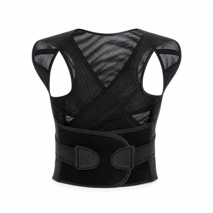 Correcteur de Posture -élasticité - Respirant et Invisible - pour Adultes et Étudiants - Noir Taille L