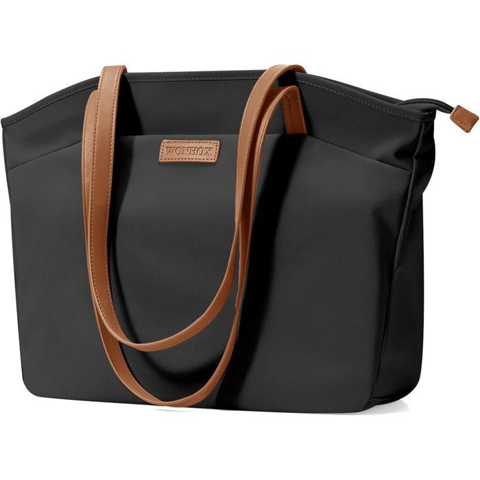 Sac Fourre Tout Sacs A Main Femme Cours Bandouliere Cabas Avec Fermeture Éclair Tote Bag Sac Travail Femme Léger Ordinateur 15.4