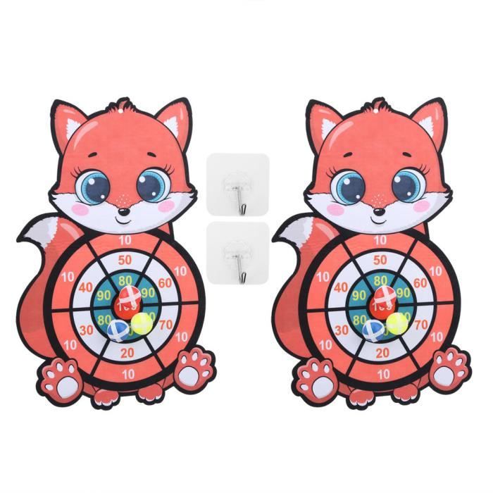 Jeux De Fléchettes Dessin Animé Pour Enfants Kit De Jeux Collants Avec 3 Balles Collantes Et Crochet Ensemble De Jouets Classiques Pour Enfants Type 2