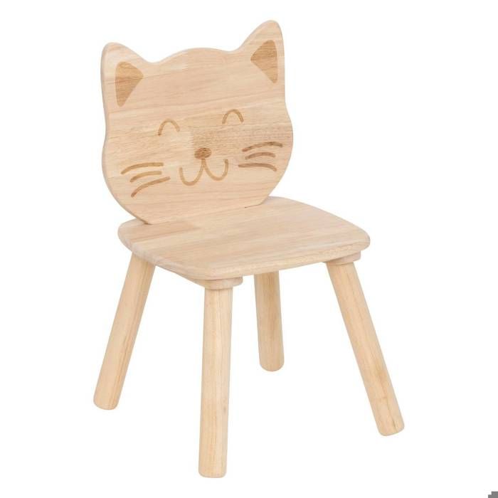 Chaise enfant chat Pia hévéa - Atmosphera Créateur dintérieur