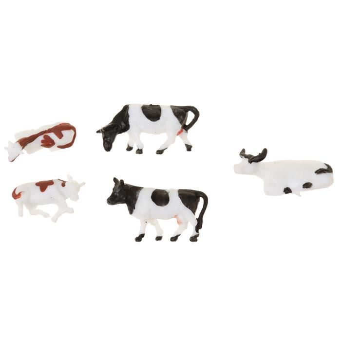 Lot 5pcs Vaches Modeles En Plastique Pour Diy Decoration De Scene Jardin Paysage Micro Achat Vente Figurine Decor Gateau Soldes Sur Cdiscount Des Le Janvier Cdiscount