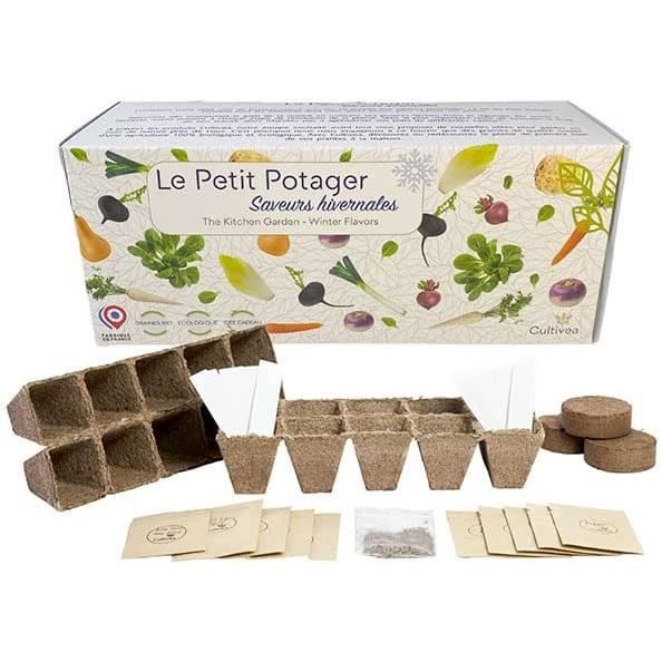 Kit De Culture Fleurs D'Été Roses ANTEVIA - Jardin Potager Prêt à Pousser En Sac Toile De Jute