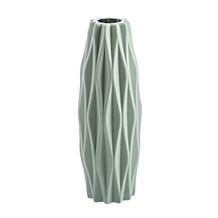 Vase JchAouY Vase incassable Vase en plastique Accueil Étude Décoration Vase Vert