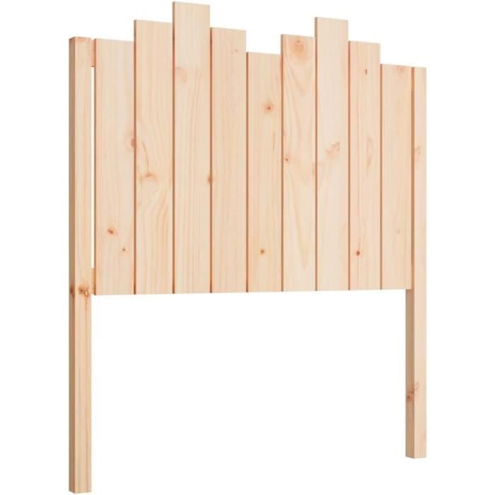 VidaXL Tête De Lit Meuble De Chambre à Coucher Accessoire De Lit Simple T Te De Cadre De Lit Int Rieur Gris Fonc 90x5x78 88 34612