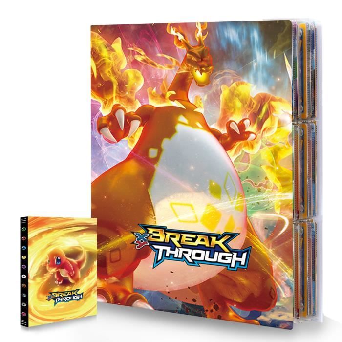 Classeur Pour Cartes Pokémon - 30 Pages (240 Cartes) - Album De Collection En PP Solide - Protection Anti-poussière, Anti-pliure