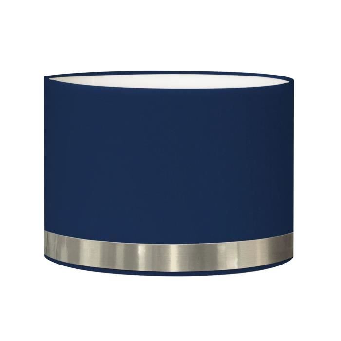 Abat-jour Style Downton Abbey - Bleu Sarcelle Avec Franges Dorées - Pour Lampe E27 - Tissu Et Métal - Fabriqué Au Royaume-Uni