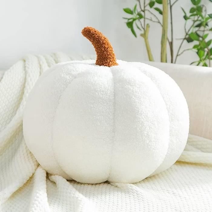 Coussin - Citrouille - Halloween - 28CM - Doux - Rembourré - Décoration Intérieure