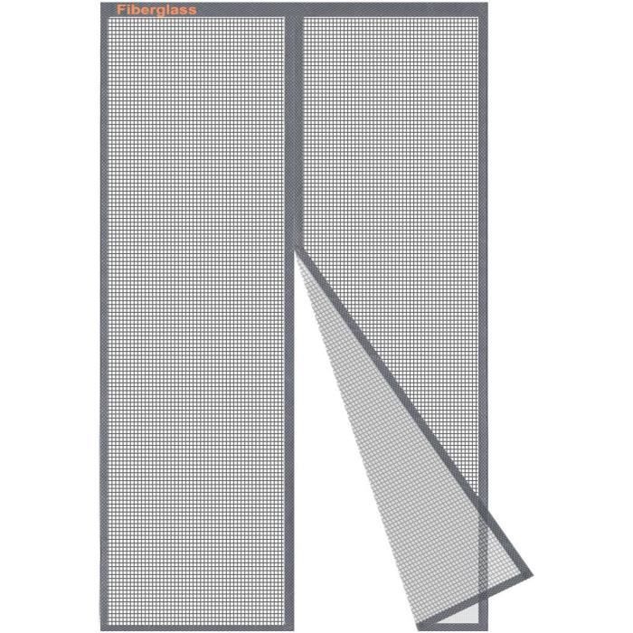 Moustiquaire Porte Fenêtre Aimantée 100x200 Cm - Sans Perçage, Fermeture Automatique - Maille Fine Anti-Mouches Et Insectes - 7