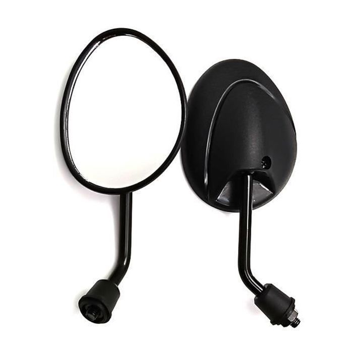 Set De Rétroviseurs Latéraux Noir Mat Pour Royal Enfield Bullet Classic 350 Et 500cc