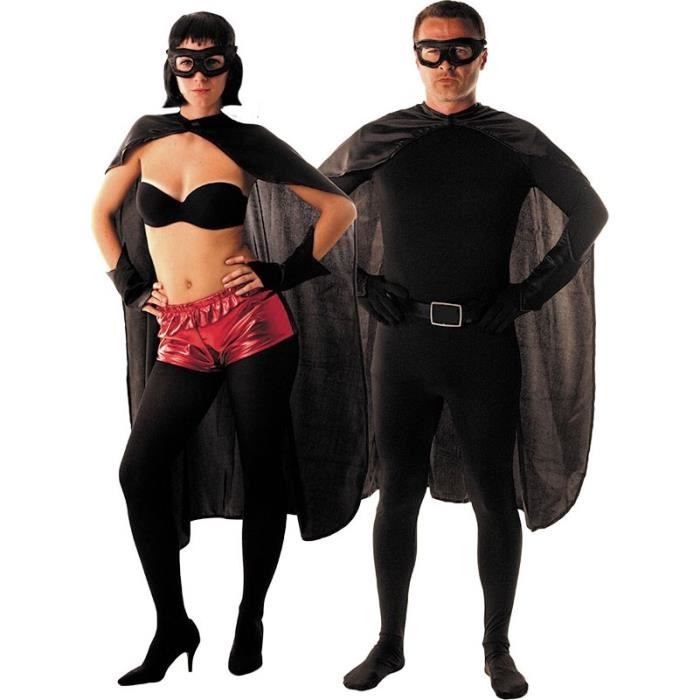 Lot de 12 - Kit super héros noir adulte - Taille unique - Accessoires de  fête, costume, déguisement, jeux, jouets - Cdiscount Jeux - Jouets