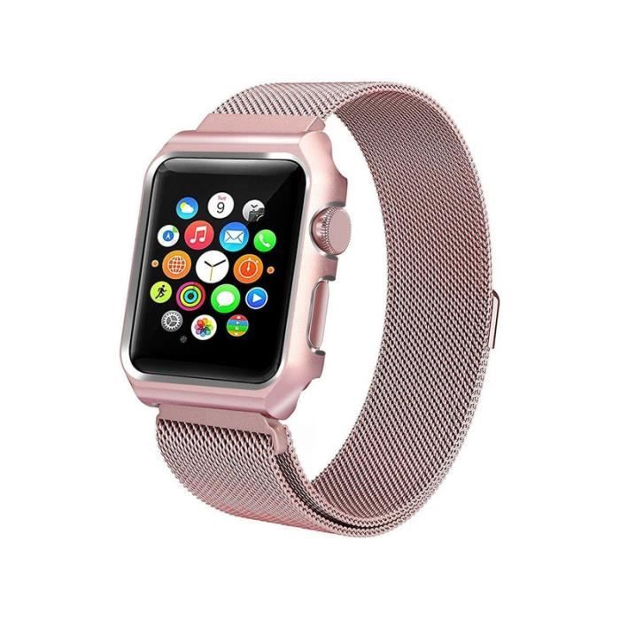 Bracelet apple clearance watch maille milanaise