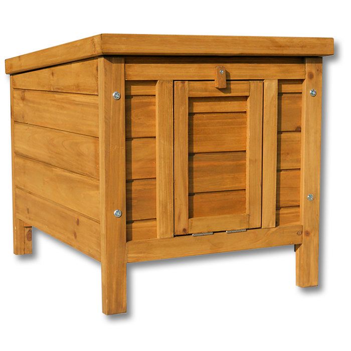 Niche pour chien et petits animaux - Rongeurs - Clapier Lapin - Bois dépicéa - Toit étanche - 420x515x430mm Niche pour chien et petits animaux - Rongeurs - Clapier Lapin - Bois dépicéa - Toit étanche - 420x515x430mm