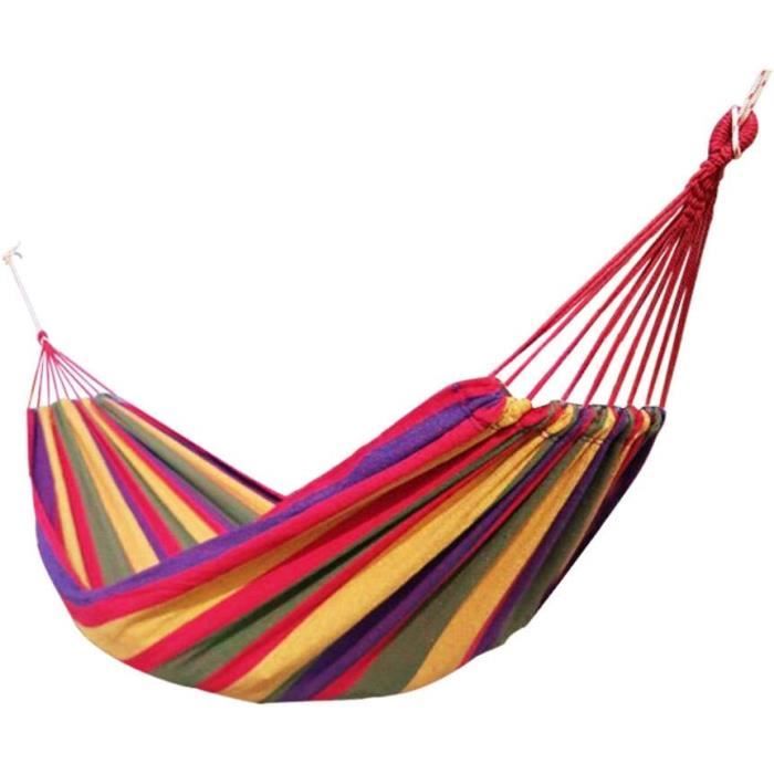 Hamac à barres simple Chillounge® Beach avec support en mélèze