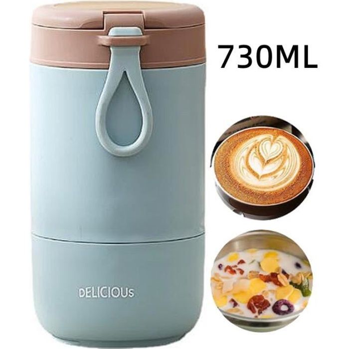 Boîte Alimentaire Isotherme,Gamelle Thermos Repas Chaud à Double