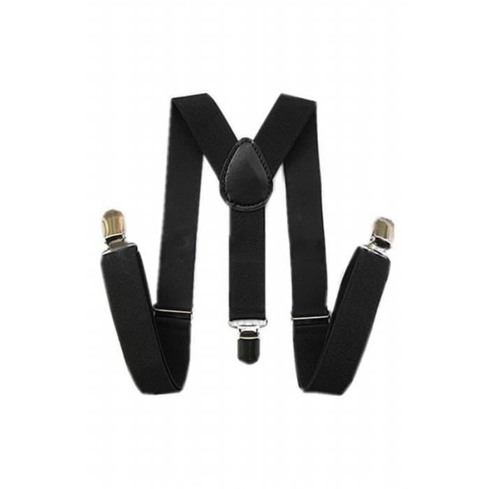 Kukensammy Porte-jarretelles Femme Grande Taille - Élastique Réglable Noir 6 Clips