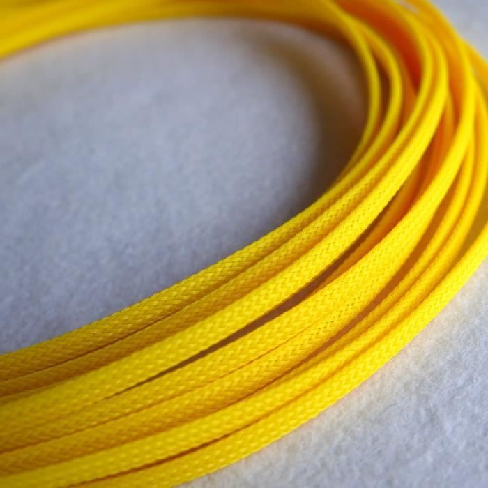 Tube Thermorétractable,Manchon De Câble Tressé En PET,gaine De Fil Extensible,isolation En Nylon