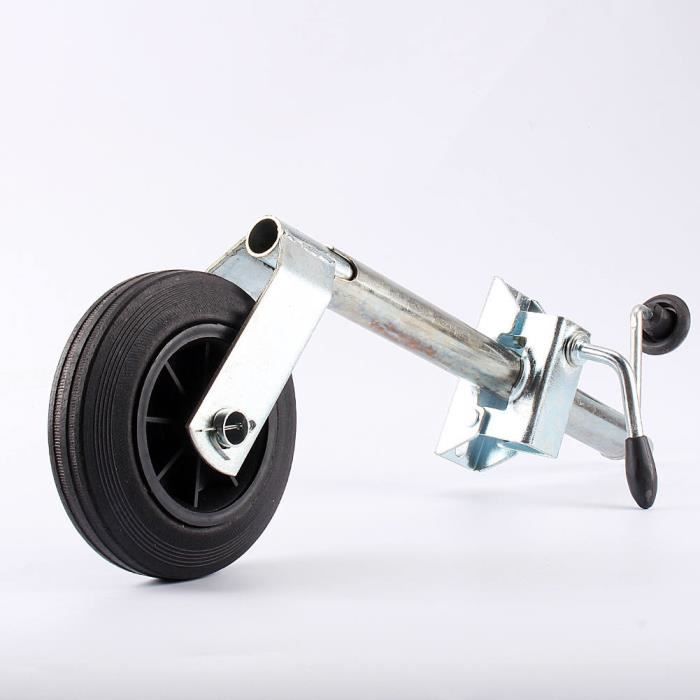 ESTINK roue jockey de remorque Poids résistant 100kg de caravane de remorque de bride de roue de jockey d'acier inoxydable 35MM