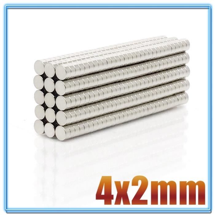 100 Pièces Aimants Ronds Adhésifs, 20 X 2,5 Mm Petits Aimants Pour