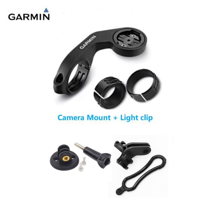 Support Vélo Pour GPS Garmin Edge - Compatible Edge 25 à 830, Avec Fixation Caméra/phare - 10