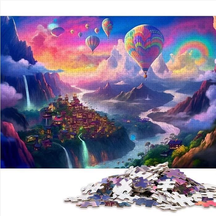 Puzzle de Paysage coloré pour adultesPuzzles en Bois Puzzle 1000 pièces  Puzzles pour Adultes et Enfants de 12 Ans et Plus Jeu - Cdiscount Jeux -  Jouets