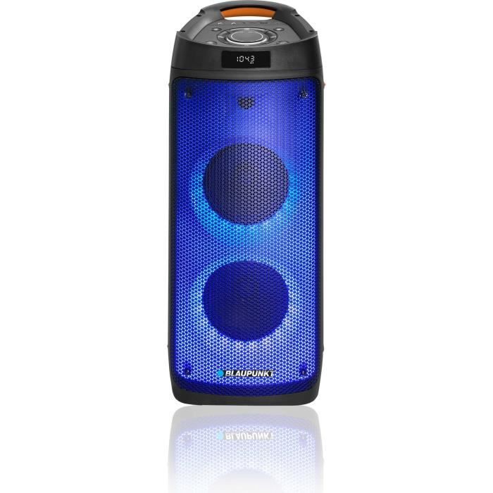 Enceinte Bluetooth Portable - BLAUPUNKT - PB06DB - Karaoké - Entrée Guitare - Éclairage LED