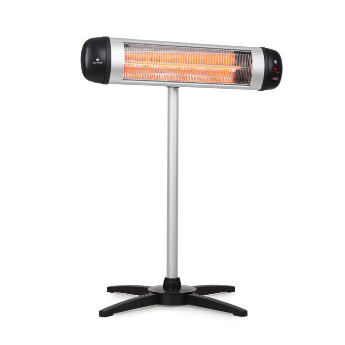 Blumfeldt Rising Sun radiateur 2500 W IP34 réglable en hauteur argent