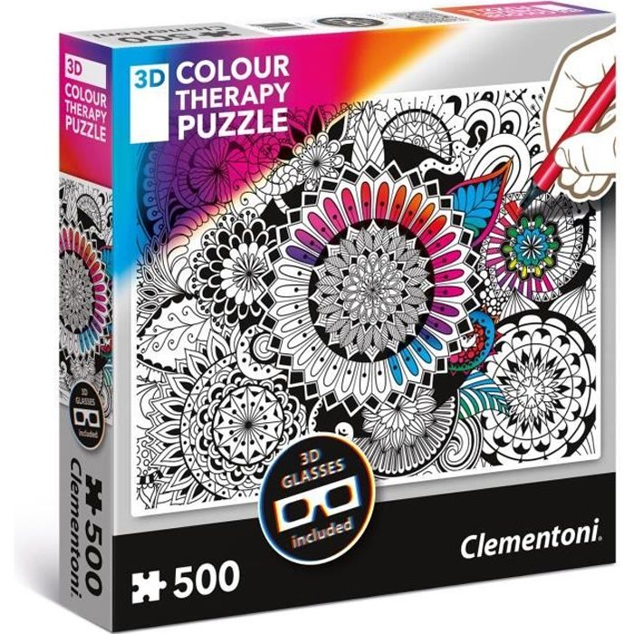 Puzzle 500 Piezas Ravensburger Mandala, Diseño Colorido | Medidas 52x52 Cm, Ideal Para Adultos Y Jóvenes Desde 14 Años