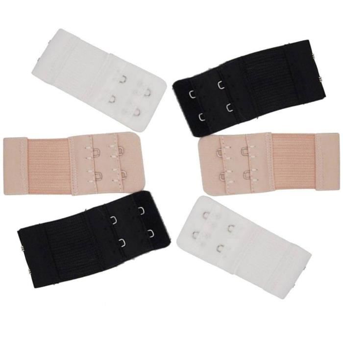 Ouligay 6 Pièces Rallonge Soutien Gorge 3 Crochets Extension Soutien