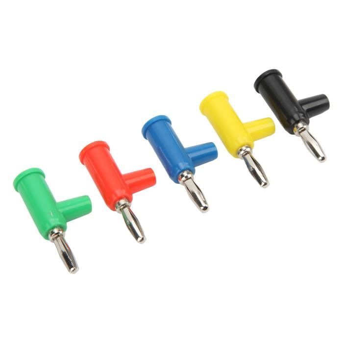 Fiche Banane 4mm RUNCCI-YUN 10pcs 2 Vías 4mm Banana Socket, Amplificador De Altavoz Fiche Banane Femelle