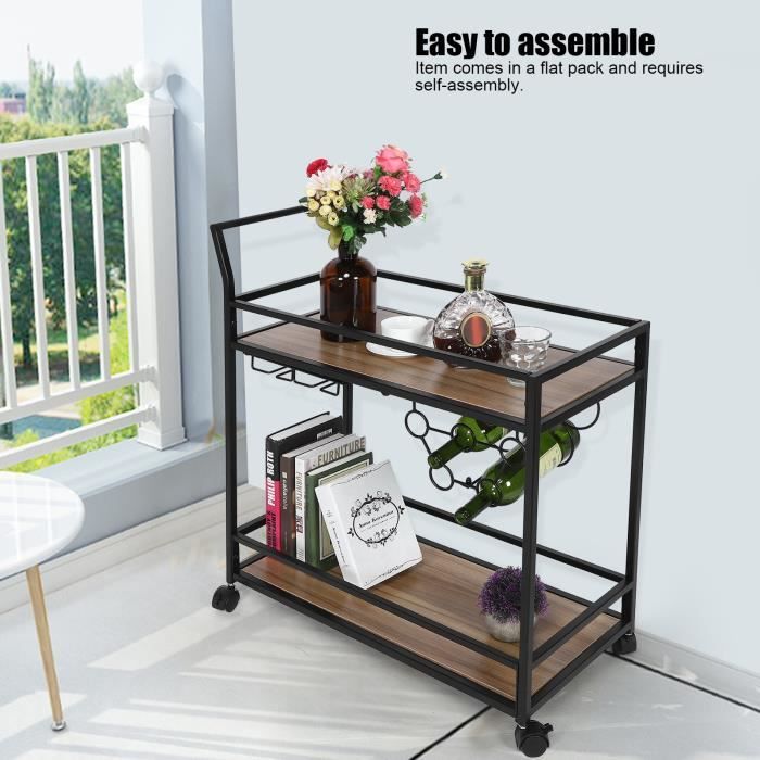 Chariot de Rangement à roulettes avec 4 Tiroirs Plastiques,Salon, Cuisine, Salle de Bain - Gamm vert