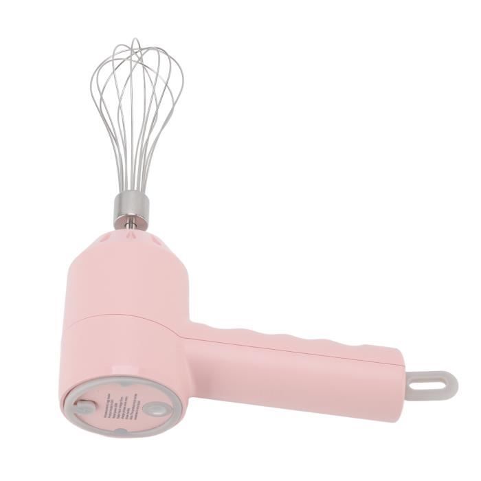 GABRIELLE Batteur à Main électrique: Batteur à Main Rose Puissant à 4