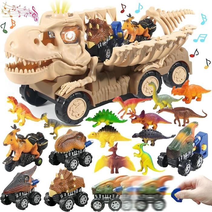 Voiture Jouet Dinosaure pour Enfant 2 3 4 5 Ans, Jouet Dinosaures Cadeaux  pour Garçon Fille - Cdiscount Jeux - Jouets